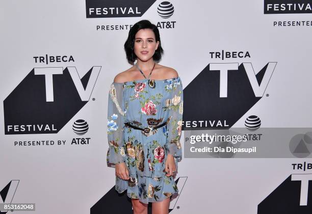 Alexandra Socha attends the Tribeca TV Festival season premiere of Red Oaks at Cinepolis Chelsea on September 24, 2017 in New York City.