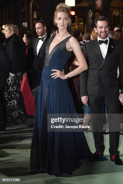 Eva Riccobono attends the Green Carpet Fashion Awards Italia 2017 during Milan Fashion Week Spring/Summer 2018 on September 24, 2017 in Milan, Italy.