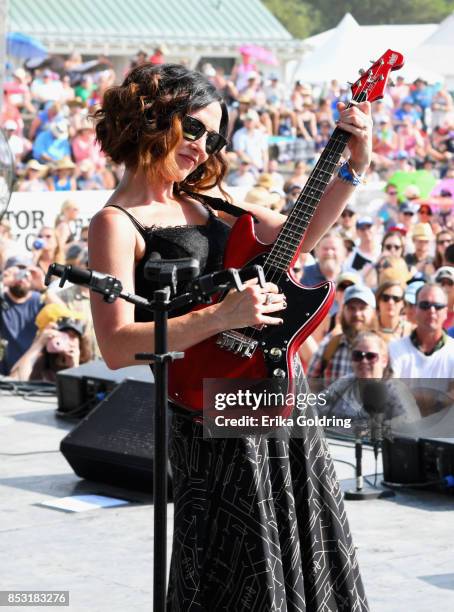 Amanda Shires performs at Pilgrimage Music & Cultural Festival on September 24, 2017 in Franklin, Tennessee.