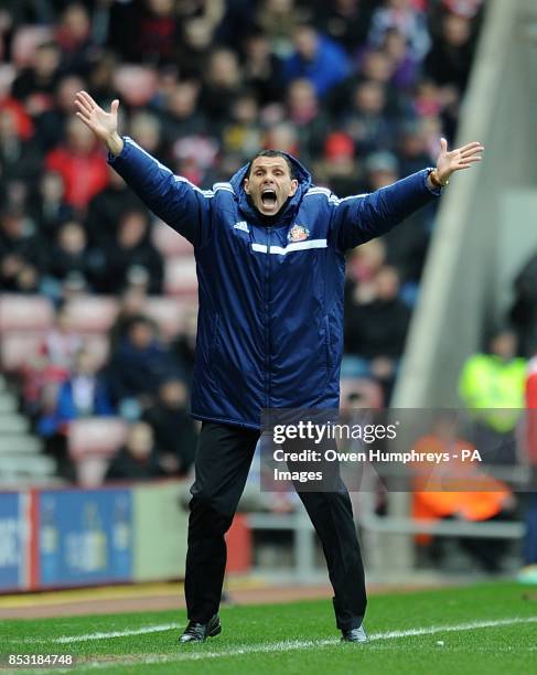 Sunderland's manager Gustavo Poyet