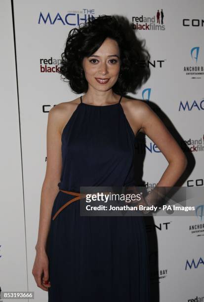 Pooneh Hajimohammadi attending the premiere of The Machine at VUE Piccadilly, London.
