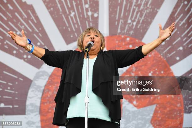 Mavis Staples performs at Pilgrimage Music & Cultural Festival on September 24, 2017 in Franklin, Tennessee.