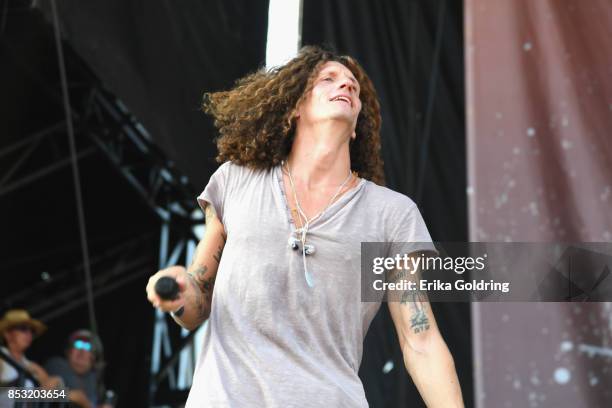 David Shaw of The Revivalists performs at Pilgrimage Music & Cultural Festival on September 24, 2017 in Franklin, Tennessee.