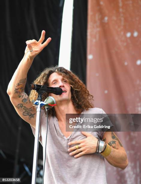 David Shaw of The Revivalists performs at Pilgrimage Music & Cultural Festival on September 24, 2017 in Franklin, Tennessee.