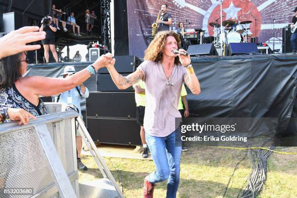 David Shaw of The Revivalists performs at Pilgrimage Music & Cultural Festival on September 24, 2017 in Franklin, Tennessee.