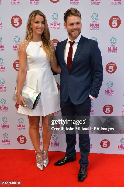 Vogue Williams and Brian McFadden arriving at the Tesco Mum of the Year Awards, celebrating Britain's most inspirational mothers, at The Savoy Hotel,...