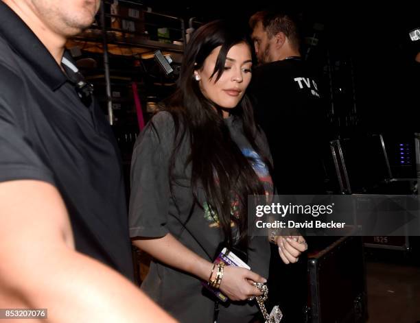 Kylie Jenner attends the 2017 iHeartRadio Music Festival at T-Mobile Arena on September 23, 2017 in Las Vegas, Nevada.