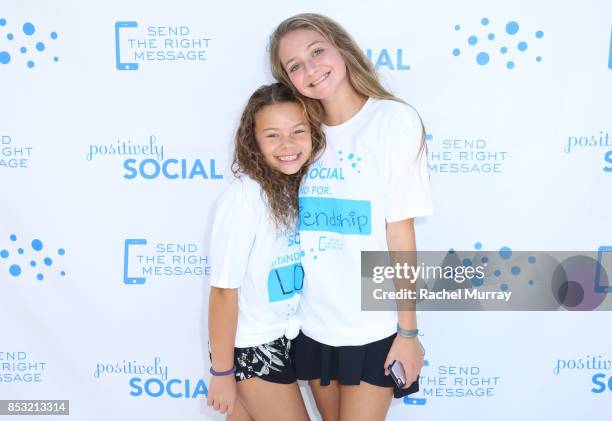 Guests attend the Positively Social launch event on September 24, 2017 in Beverly Hills, California.