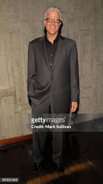 Actor Ted Danson attends the cocktail reception for The 7th Annual Backstage At The Geffen Gala at the W Hotel on March 9, 2009 in Los Angeles,...