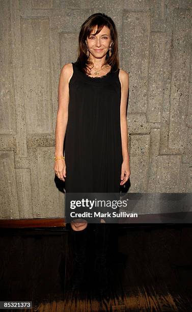 Actress Mary Steenburgen attends the cocktail reception for The 7th Annual Backstage At The Geffen Gala at the W Hotel on March 9, 2009 in Los...