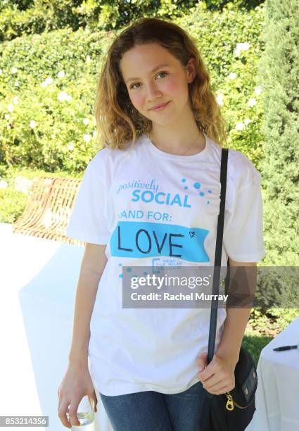 Iris Apatow attends the Positively Social launch event on September 24, 2017 in Beverly Hills, California.