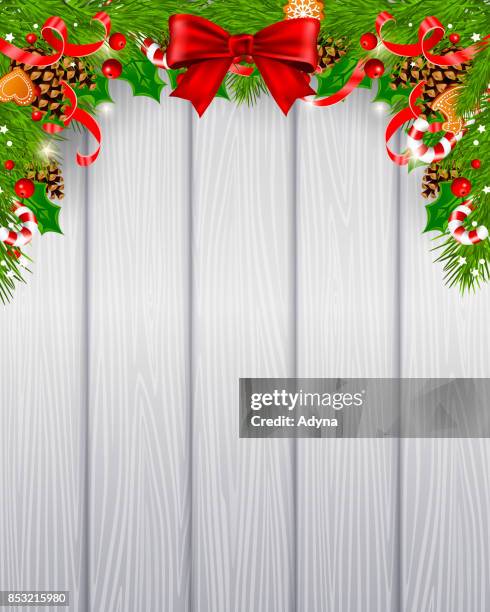 christmas background - christmas table stock illustrations