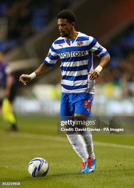 Reading's Garath McCleary during the Sky Bet Championship match at the Madejski Stadium, Reading.