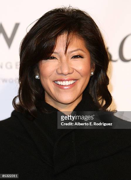 Personality Julie Chen arrives at the 7th Annual Backstage at the Geffen Gala on March 9, 2009 in Los Angeles, California.