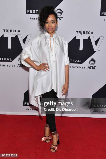 Dawn-Lyen Gardner attends the Tribeca TV Festival mid-season premiere of Queen Sugar at Cinepolis Chelsea on September 24, 2017 in New York City.