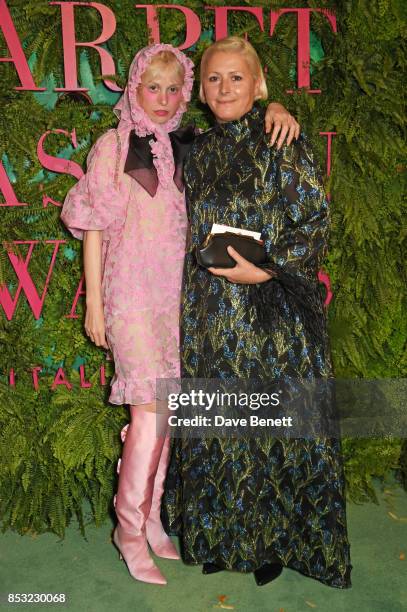 Petite Meller attends the Green Carpet Fashion Awards, Italia, at Teatro Alla Scala on September 24, 2017 in Milan, Italy.
