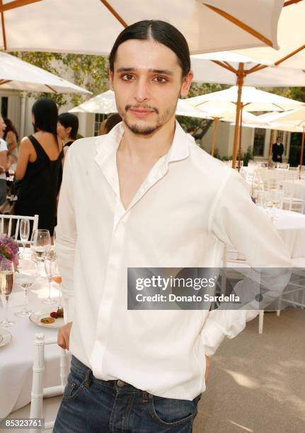 Designer Oliver Theyskens inside the "Couture Cares" exclusive Nina Ricci fashion show and luncheon to benefit Revlon/UCLA sponsored by Neiman Marcus...