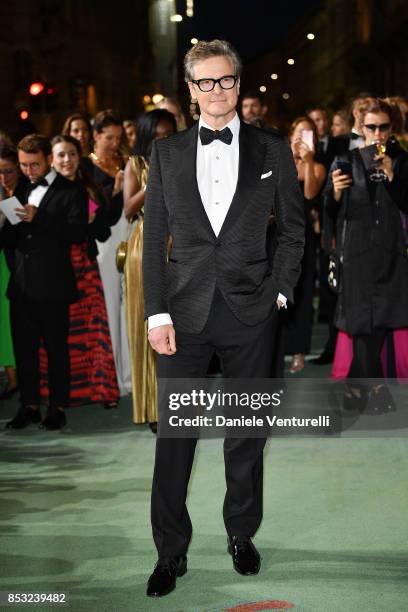 Colin Firth attends the Green Carpet Fashion Awards Italia 2017 during Milan Fashion Week Spring/Summer 2018 on September 24, 2017 in Milan, Italy.