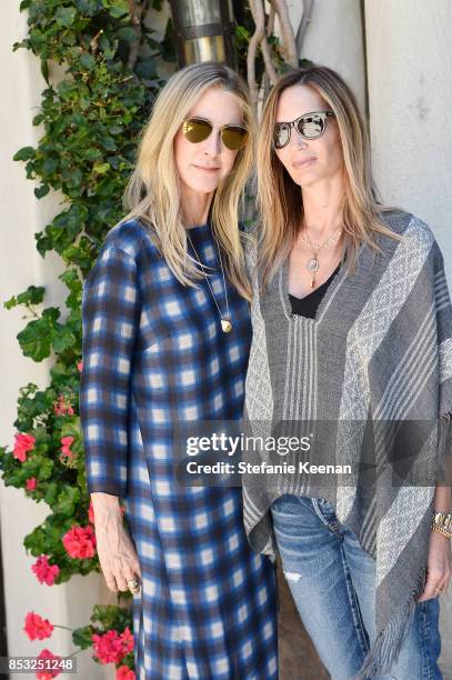 Kelly Styne and Dina Marks attend Maisonette Beach BBQ on September 24, 2017 in Malibu, California.