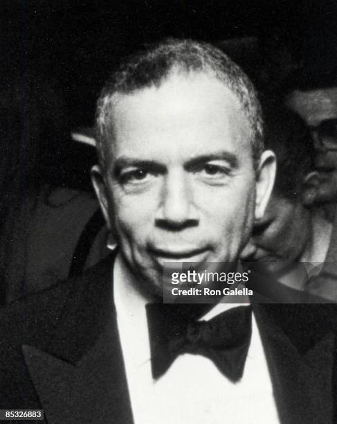 Publisher S.I. Newhouse Jr. Attending Fourth Annual PEN American Montblanc Literary Gala on April 4, 1990 at the Roseland Ballroom in New York City,...