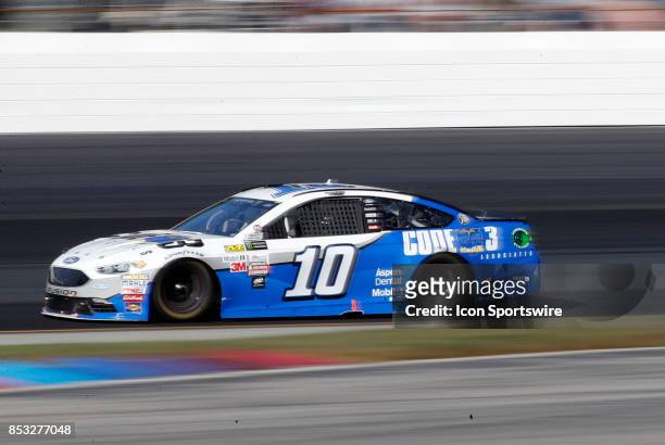 Danica Patrick, Monster Energy NASCAR Cup Series driver of the Code 3 Associates Ford , during Monster Energy Cup Series ISM Connect 300 on September...