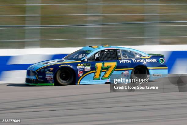 Ricky Stenhouse Jr, Monster Energy NASCAR Cup Series driver of the Fifth Third Bank Ford , on the back straight during Monster Energy Cup Series ISM...