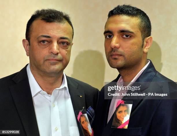 Asok Hindocha the uncle of Anni Dewani and Anish Hindocha the brother of Anni Dewani was murdered in South Africa in November 2010, speaking at a...