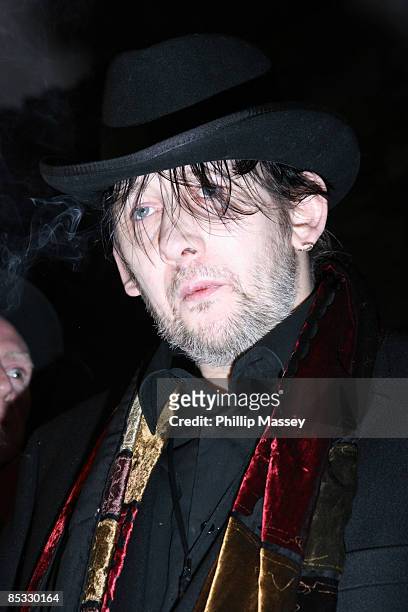 Shane MacGowan of The Pogues, who received a Lifetime Achievemrent Award