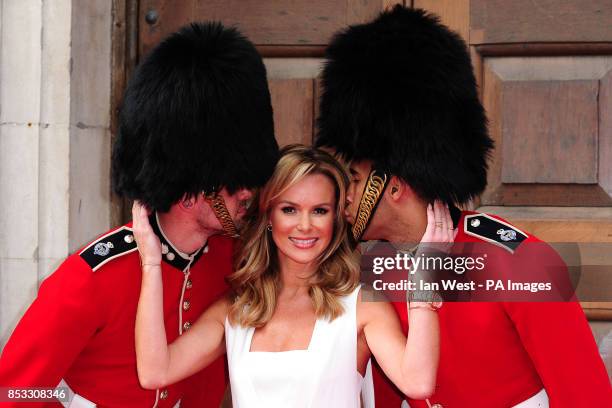 Amanda Holden attending a press launch for Britain's Got Talent at LSO St Luke's in London.