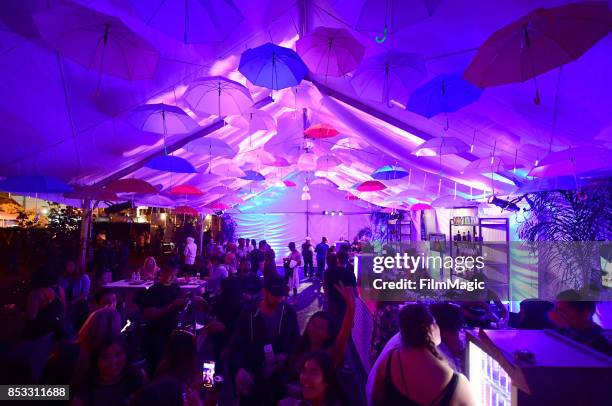 Festivalgoers attend day 3 of the 2017 Life Is Beautiful Festival on September 24, 2017 in Las Vegas, Nevada.