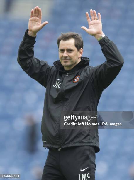 Dundee Utd manager Jackie Mcnamara after the William Hill Scottish Cup Semi Final match at Ibrox, Glasgow.