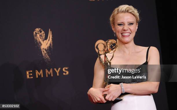 Actress Kate McKinnon attends the 69th annual Primetime Emmy Awards at Microsoft Theater on September 17, 2017 in Los Angeles, California.