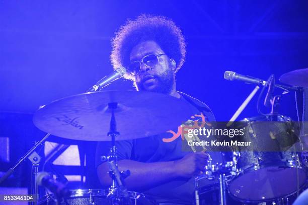 Questlove of The Roots performs at "A Concert for Charlottesville," at University of Virginia's Scott Stadium on September 24, 2017 in...