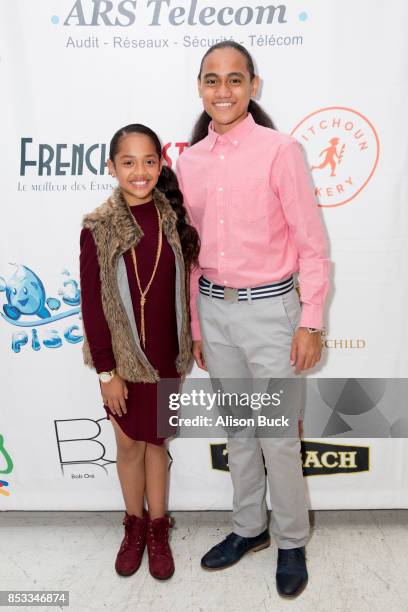 Nancy Fifita and Siaki Si'i attend Vanessa Moselle "Just Because" part one silent auction benefiting Susan G Komen Los Angeles on September 23, 2017...