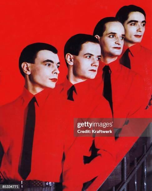 Photo by Fröhling/Kraftwerk/Getty Images; KRAFTWERK: Posed group portrait