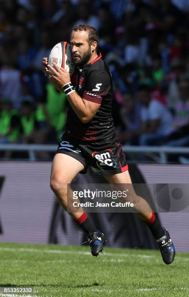 Frederic Michalak of LOU during the Top 14 match between Lyon OU and Castres Olympique at Matmut Stadium on September 24, 2017 in Lyon, France.