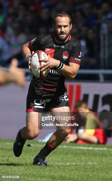 Frederic Michalak of LOU during the Top 14 match between Lyon OU and Castres Olympique at Matmut Stadium on September 24, 2017 in Lyon, France.