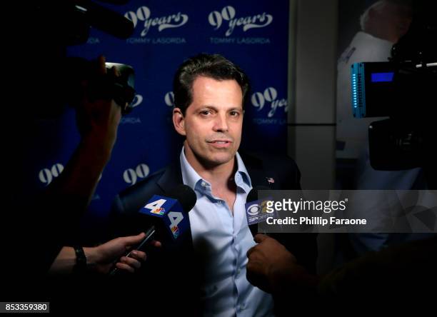 Anthony Scaramucci at Tommy Lasorda's 90th Birthday Celebration at The Getty Center on September 24, 2017 in Los Angeles, California.