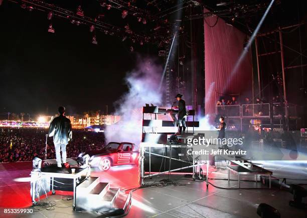Zhu performs on Downtown Stage during day 3 of the 2017 Life Is Beautiful Festival on September 24, 2017 in Las Vegas, Nevada.