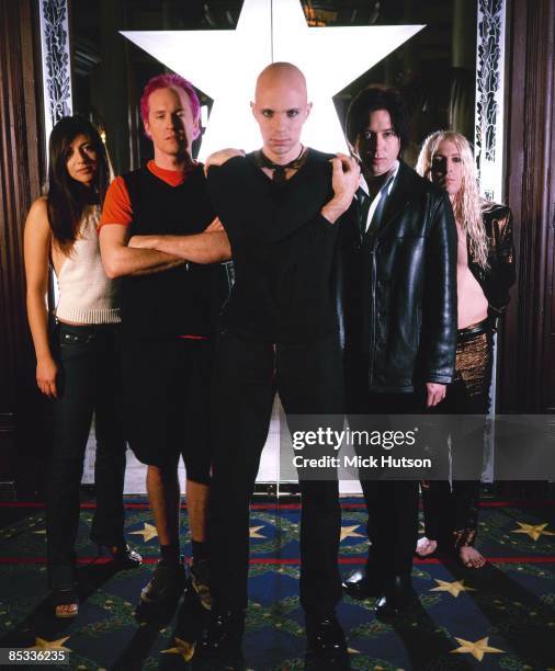 Photo of A PERFECT CIRCLE and Paz LENCHANTIN and Josh FREESE and Billy HOWERDEL and Troy VAN LEEUWEN and Maynard James KEENAN, Posed group portrait...