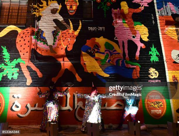 Festivalgoers attend day 3 of the 2017 Life Is Beautiful Festival on September 24, 2017 in Las Vegas, Nevada.