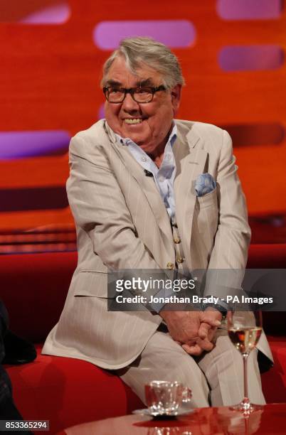 Ronnie Corbett during the filming of the Graham Norton Show at the London Studios, south London, to be aired on BBC One on Friday April 18.