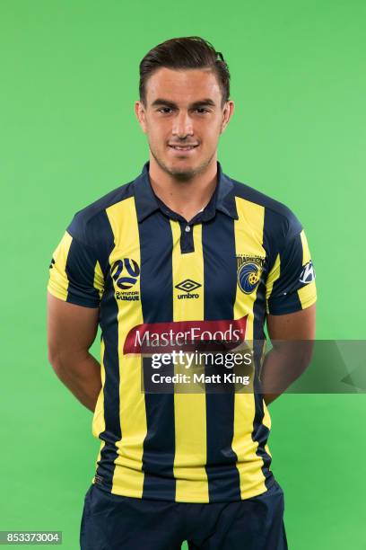 Asdrbal poses during the Central Coast Mariners 2017/18 A-League headshots session at Fox Sports Studios on September 25, 2017 in Sydney, Australia.