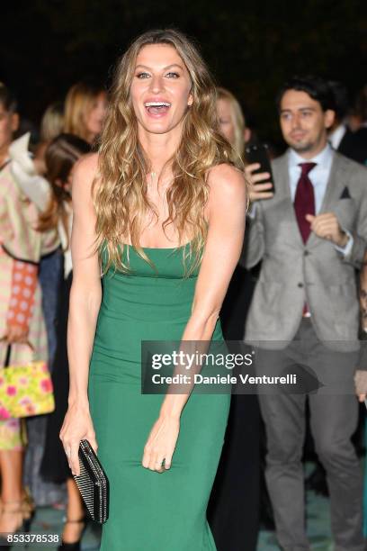 Gisele Bndchen attends the Green Carpet Fashion Awards Italia 2017 during Milan Fashion Week Spring/Summer 2018 on September 24, 2017 in Milan, Italy.