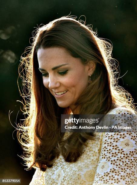 The Duchess of Cambridge visits Taronga zoo in Sydney, Australia, during the fourteenth day of the official tour of the Duke and Duchess of Cambridge...