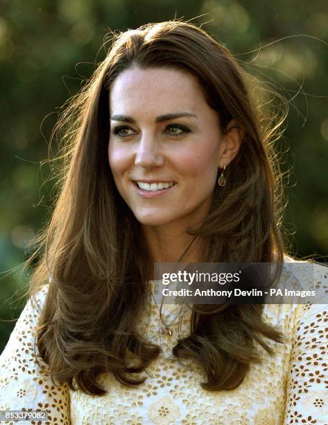 The Duchess of Cambridge visits Taronga zoo in Sydney, Australia, during the fourteenth day of the official tour of the Duke and Duchess of Cambridge...