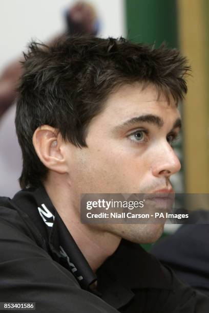 Irish rider Philip Deignan from the Cervelo test team at the Ritz Carlton Hotel in Powerscourt Co Dublin for the launch of this years Tour of Ireland...
