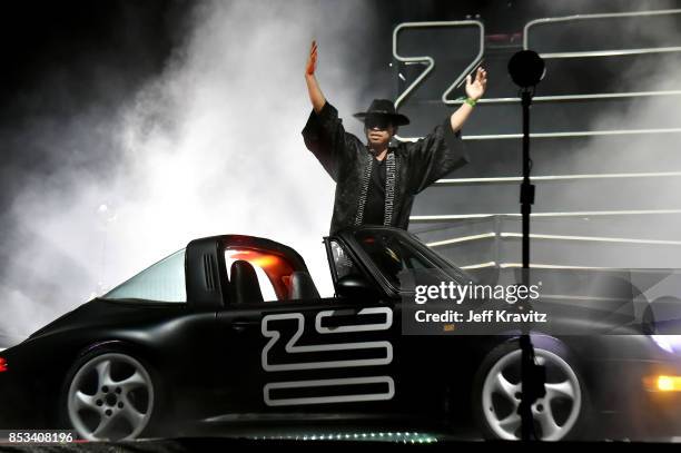 Zhu performs on Downtown Stage during day 3 of the 2017 Life Is Beautiful Festival on September 24, 2017 in Las Vegas, Nevada.