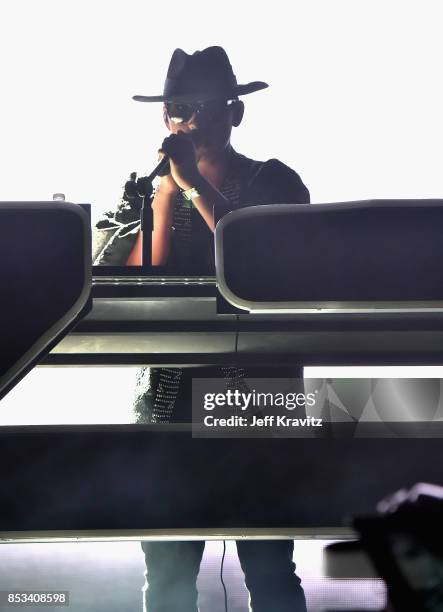 Zhu performs on Downtown Stage during day 3 of the 2017 Life Is Beautiful Festival on September 24, 2017 in Las Vegas, Nevada.