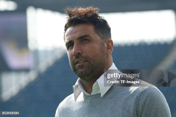 Head coach Ismail Atalan of Bochum looks on during the Second Bundesliga match between VfL Bochum 1848 and FC Ingolstadt 04 at Vonovia Ruhrstadion on...